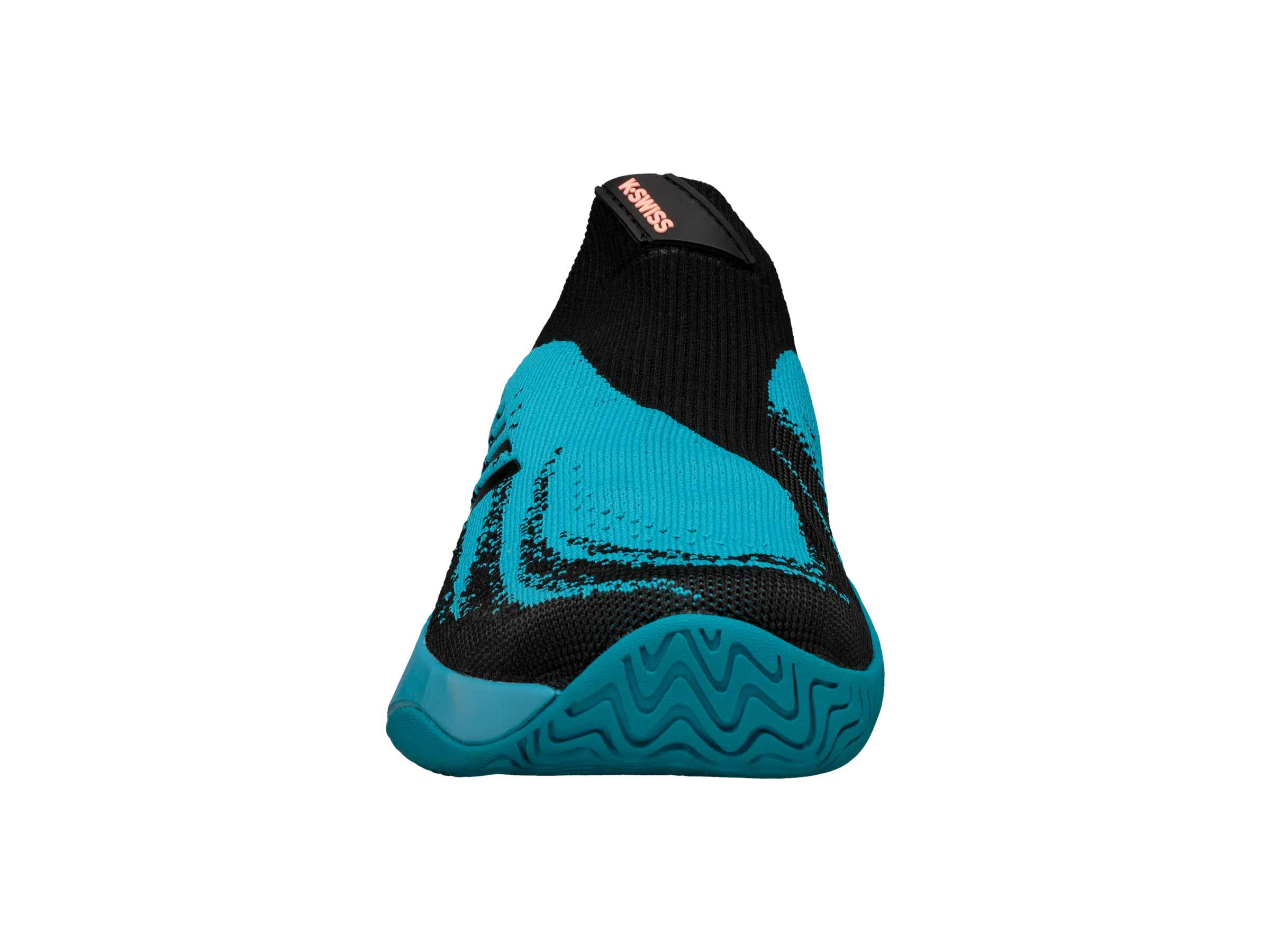 06137-476-M | MENS AERO KNIT | ALGIERS BLUE/BLACK/SOFT NEON ORANGE