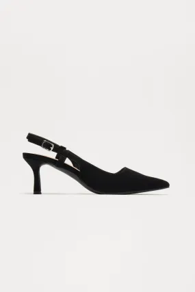 Asher Slingback Pumps - Black