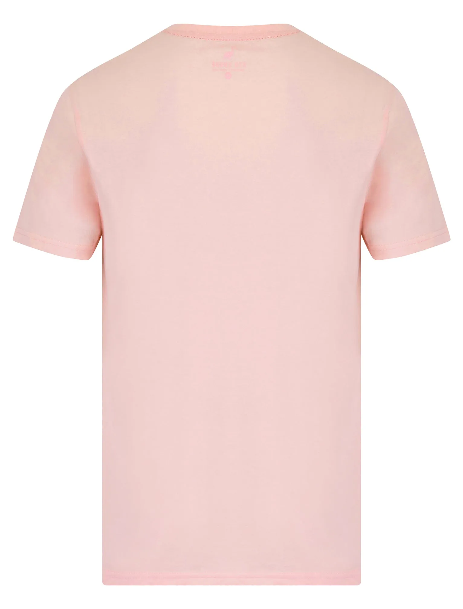 Beach Garage 2 Motif Cotton Jersey T-Shirt in Barely Pink - South Shore