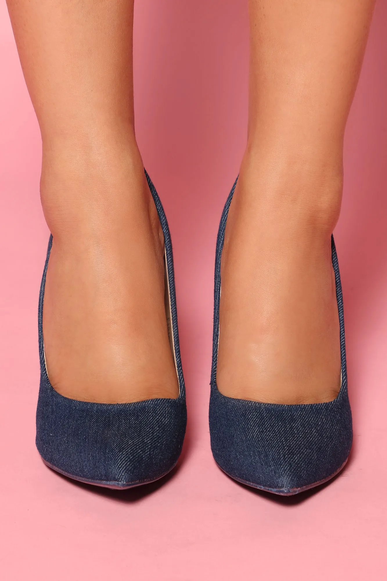 Been Through That Denim Pumps - Dark Denim