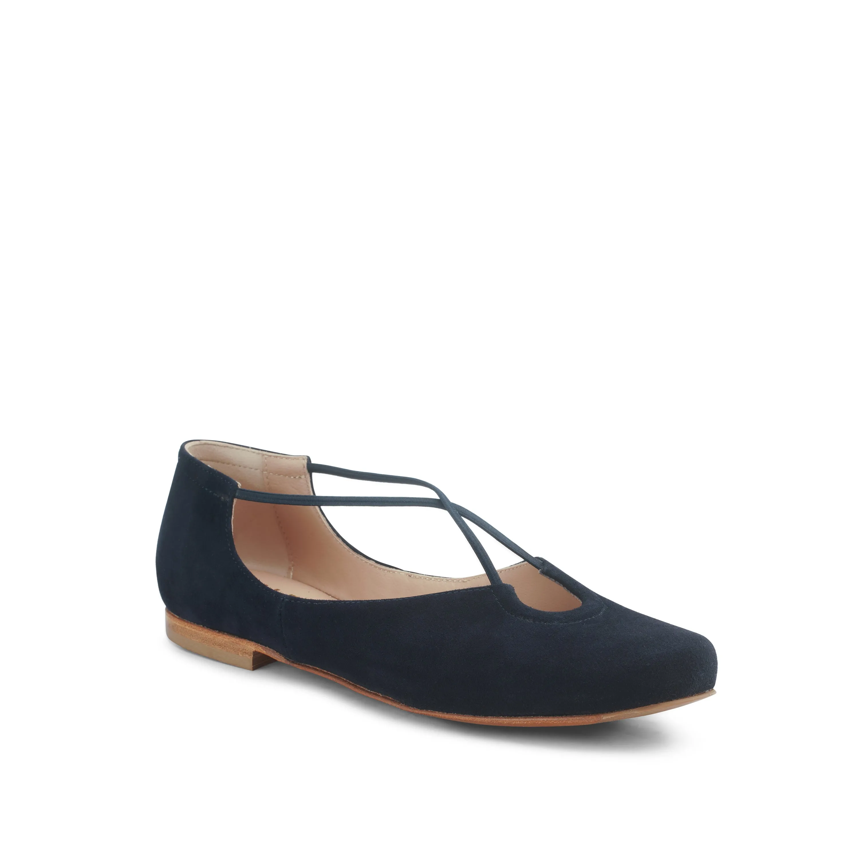 Bria Flexlite Flats Darkest Blue