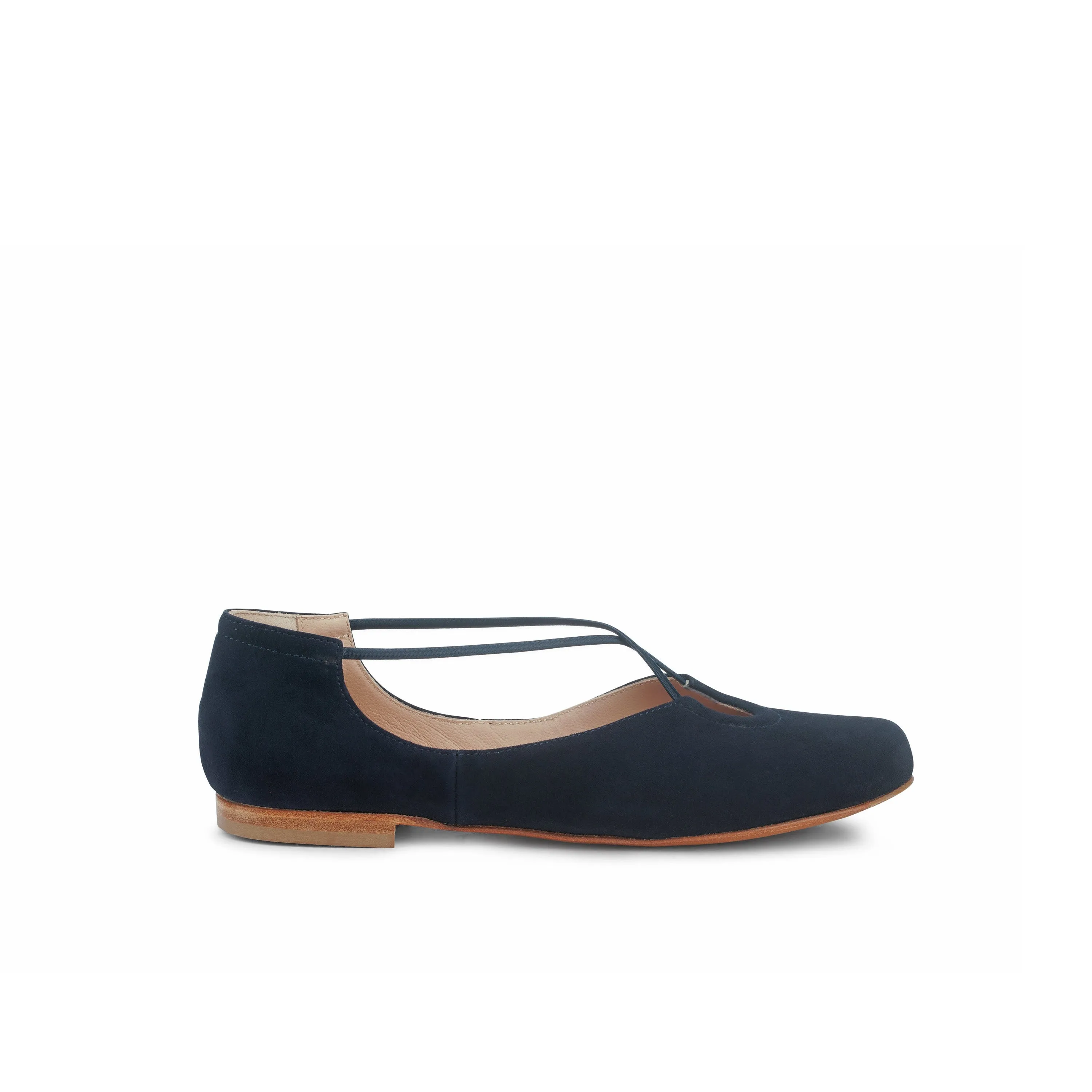 Bria Flexlite Flats Darkest Blue
