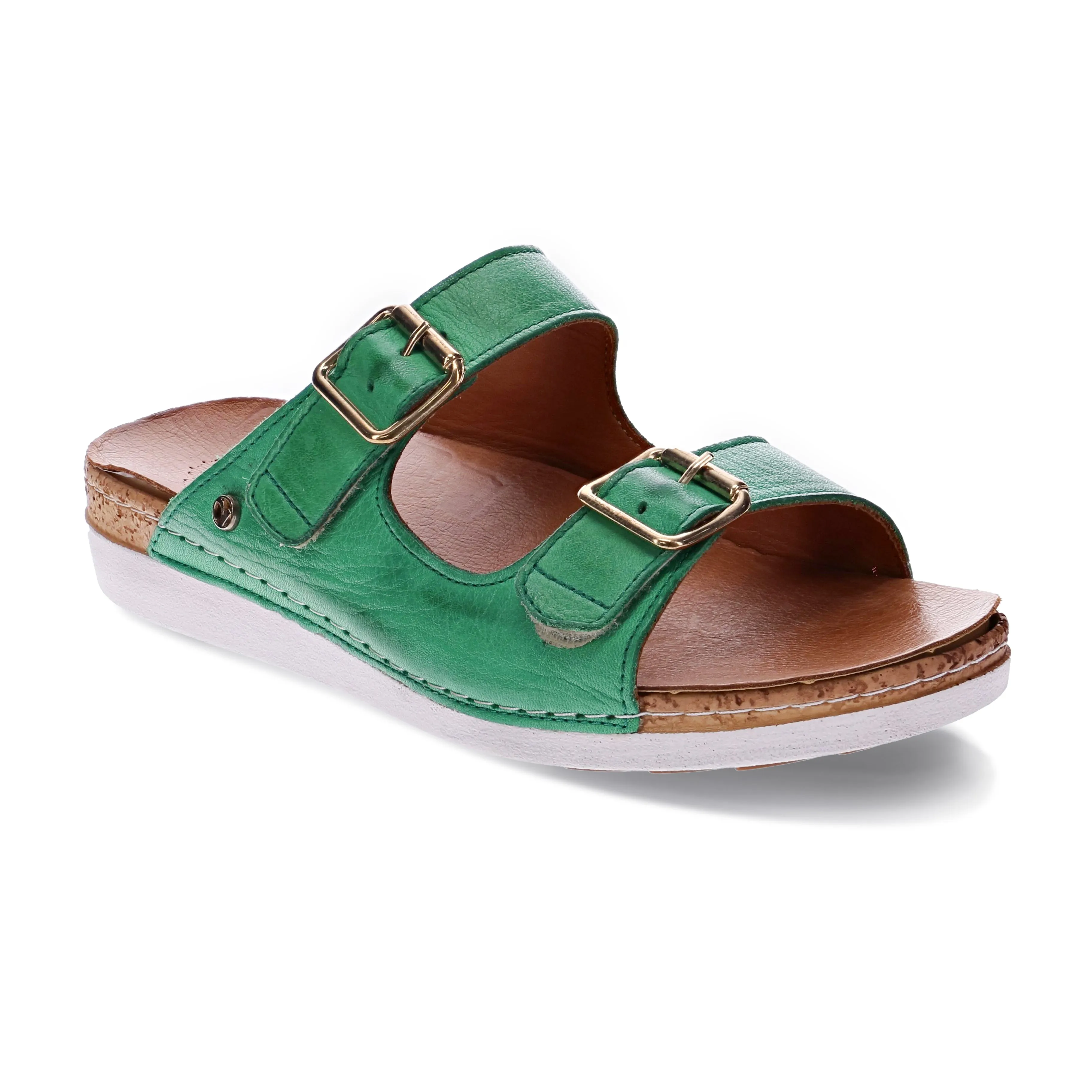 Brighton Platform Slide Sandal (Wide)