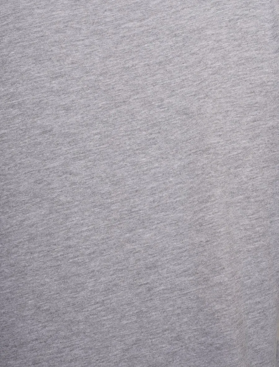 Cali On My Mind Motif Cotton T-Shirt in Light Grey Marl - South Shore