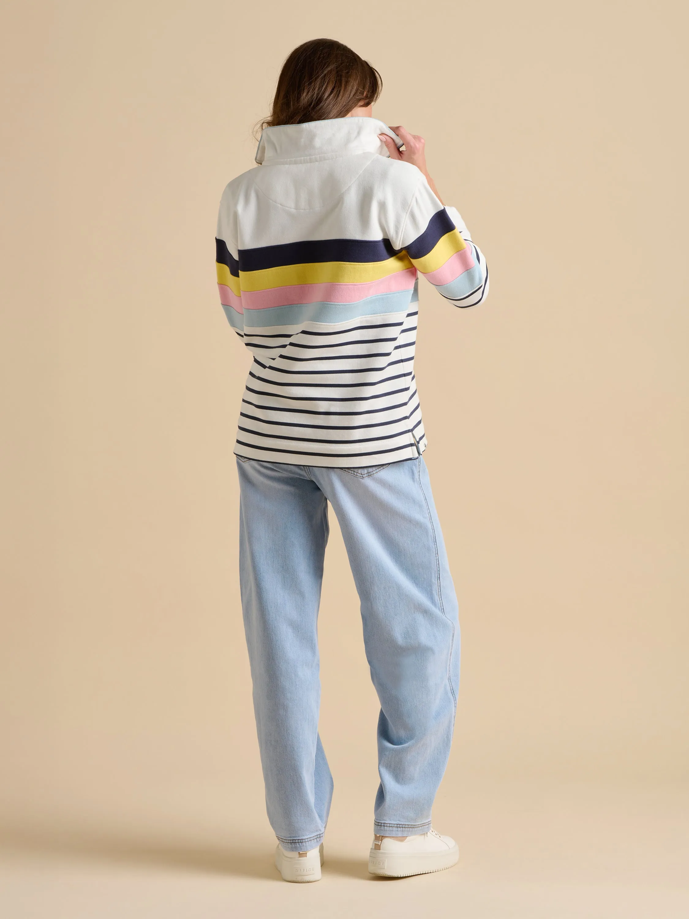 Chest Stripe Quarter Zip