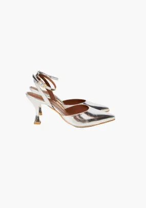 CINDERELLA SHIMMER PUMPS SILVER