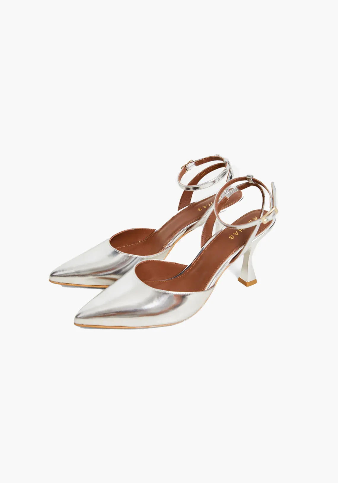 CINDERELLA SHIMMER PUMPS SILVER