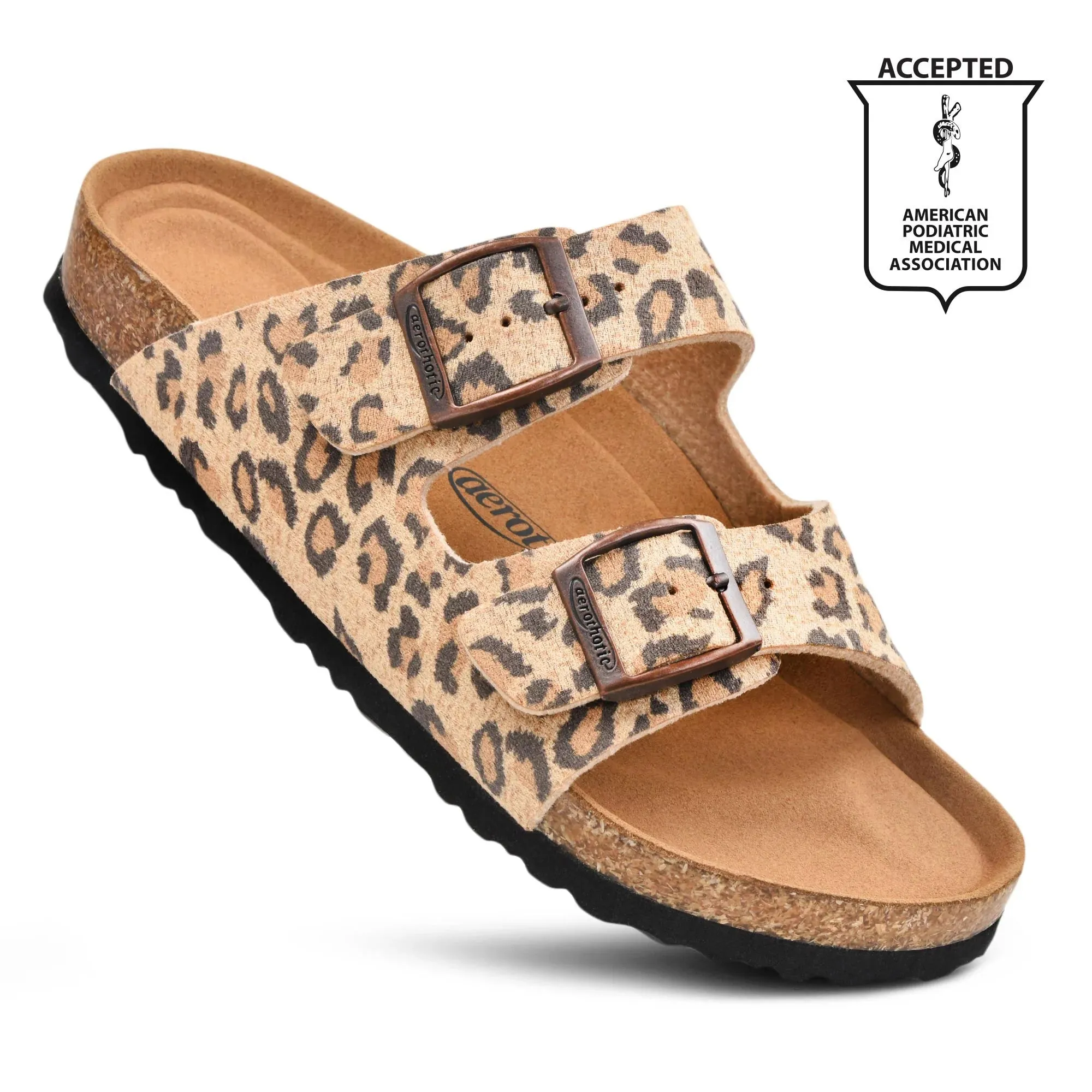 Ellys Women’s Slide Sandals in Leopard