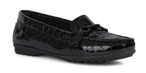 Geox Elidia Womens Leather Slip On Moccasins