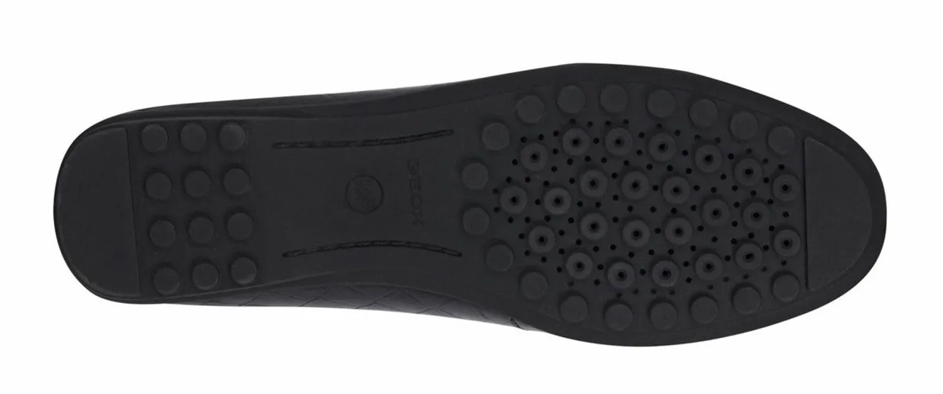 Geox Elidia Womens Leather Slip On Moccasins