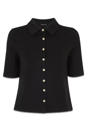Grace Ribbed Polo
