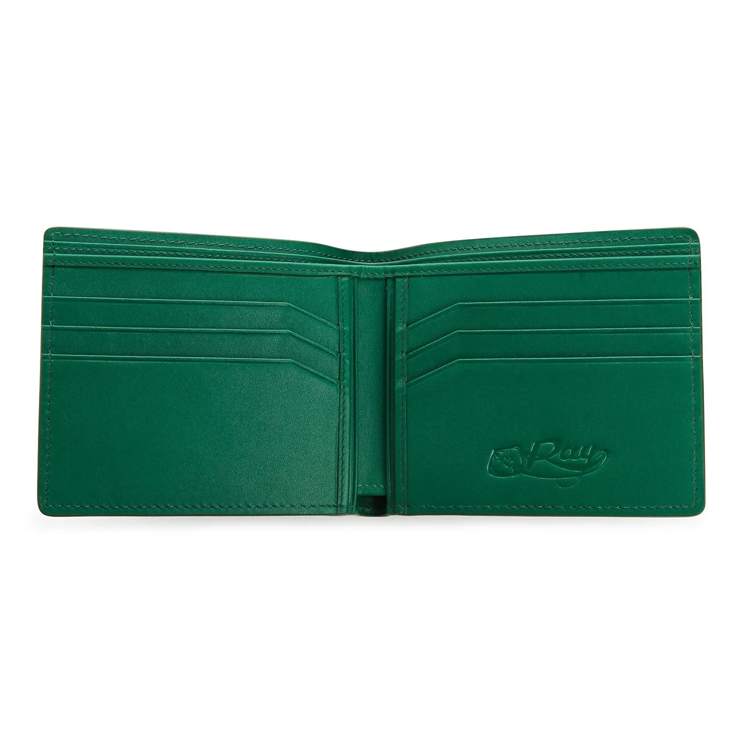 Green Polished Stingray Wallet