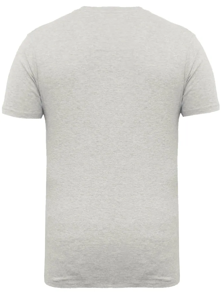Hollywood Graphic Print Crew Neck T-Shirt in Ecru
