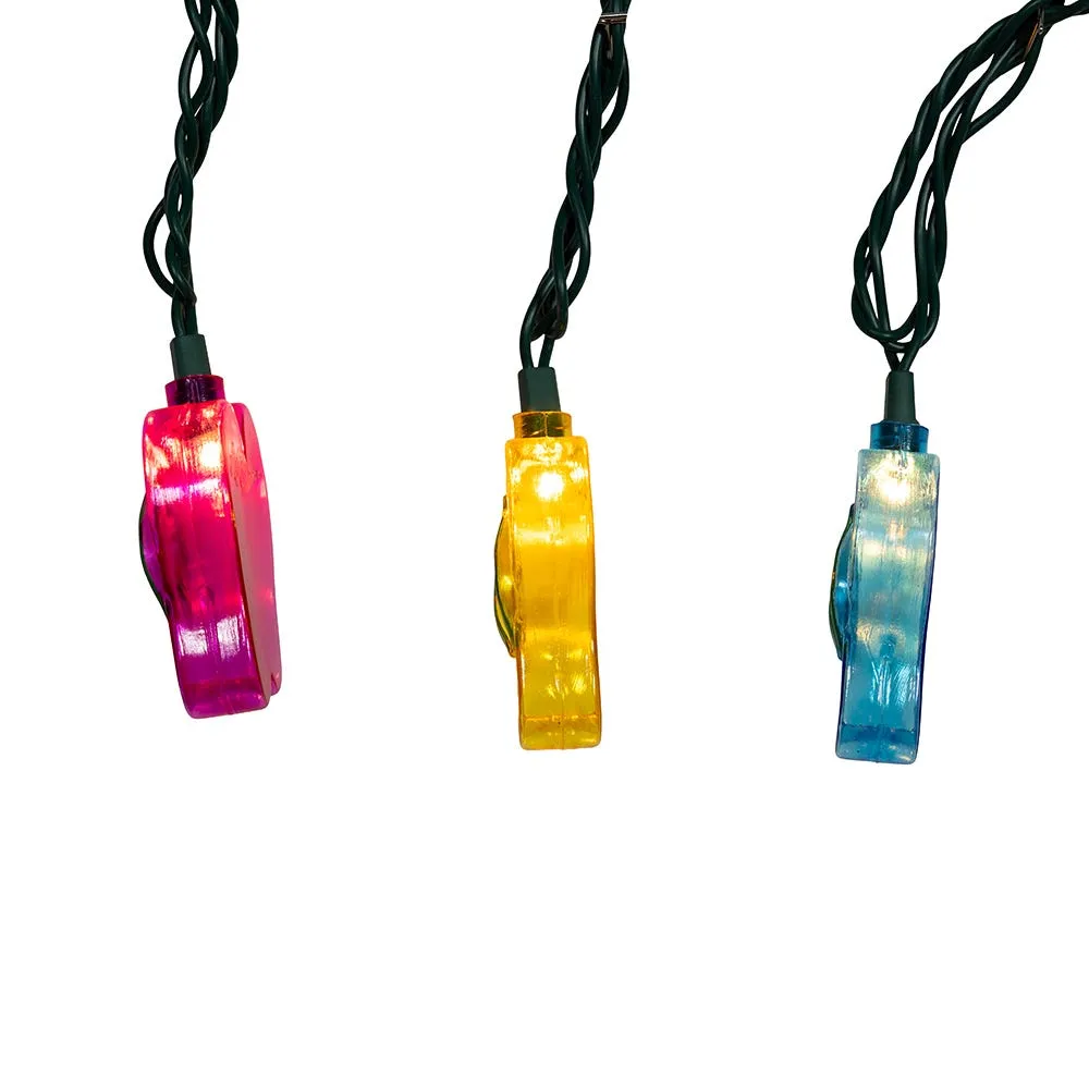 Kurt Adler 12-Foot UL 10-Light Flip-Flops Light Set