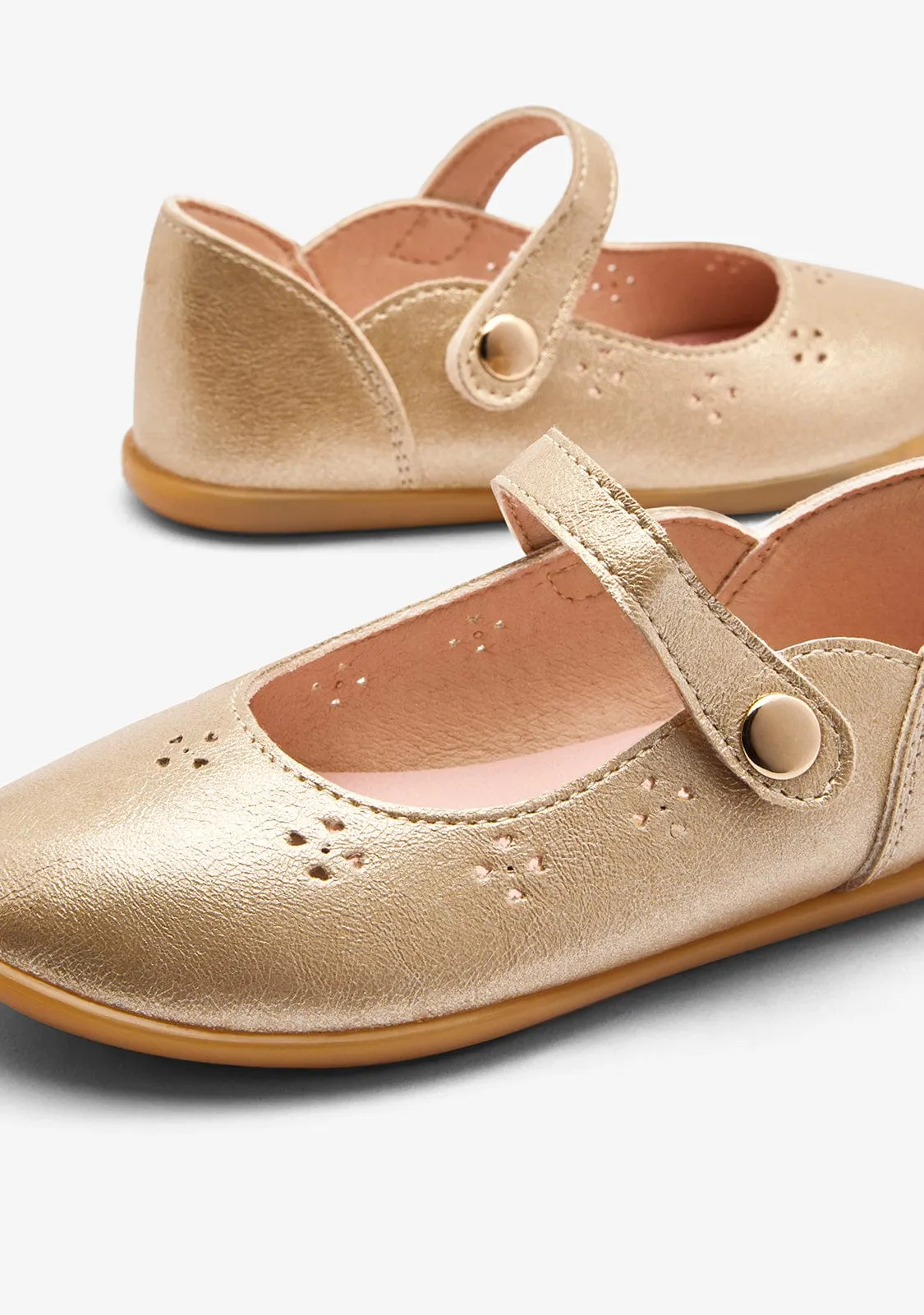 Metallized Gold Die-Cut Ballerina