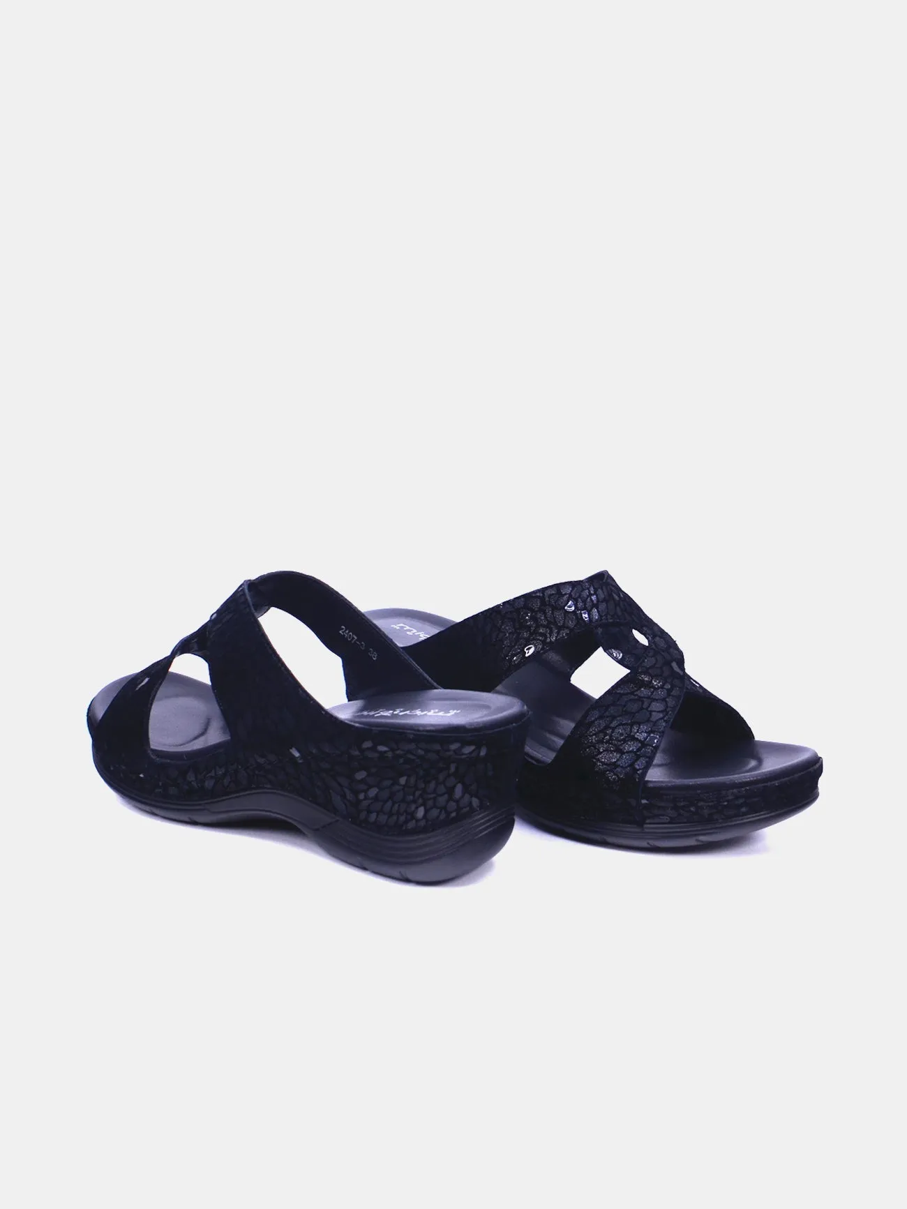 Michelle Morgan 2407-3 Women's Wedge Sandals
