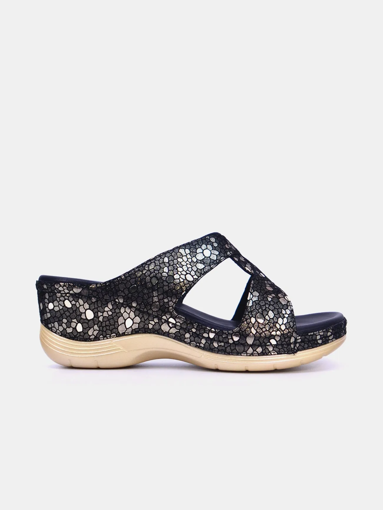 Michelle Morgan 2407-3 Women's Wedge Sandals