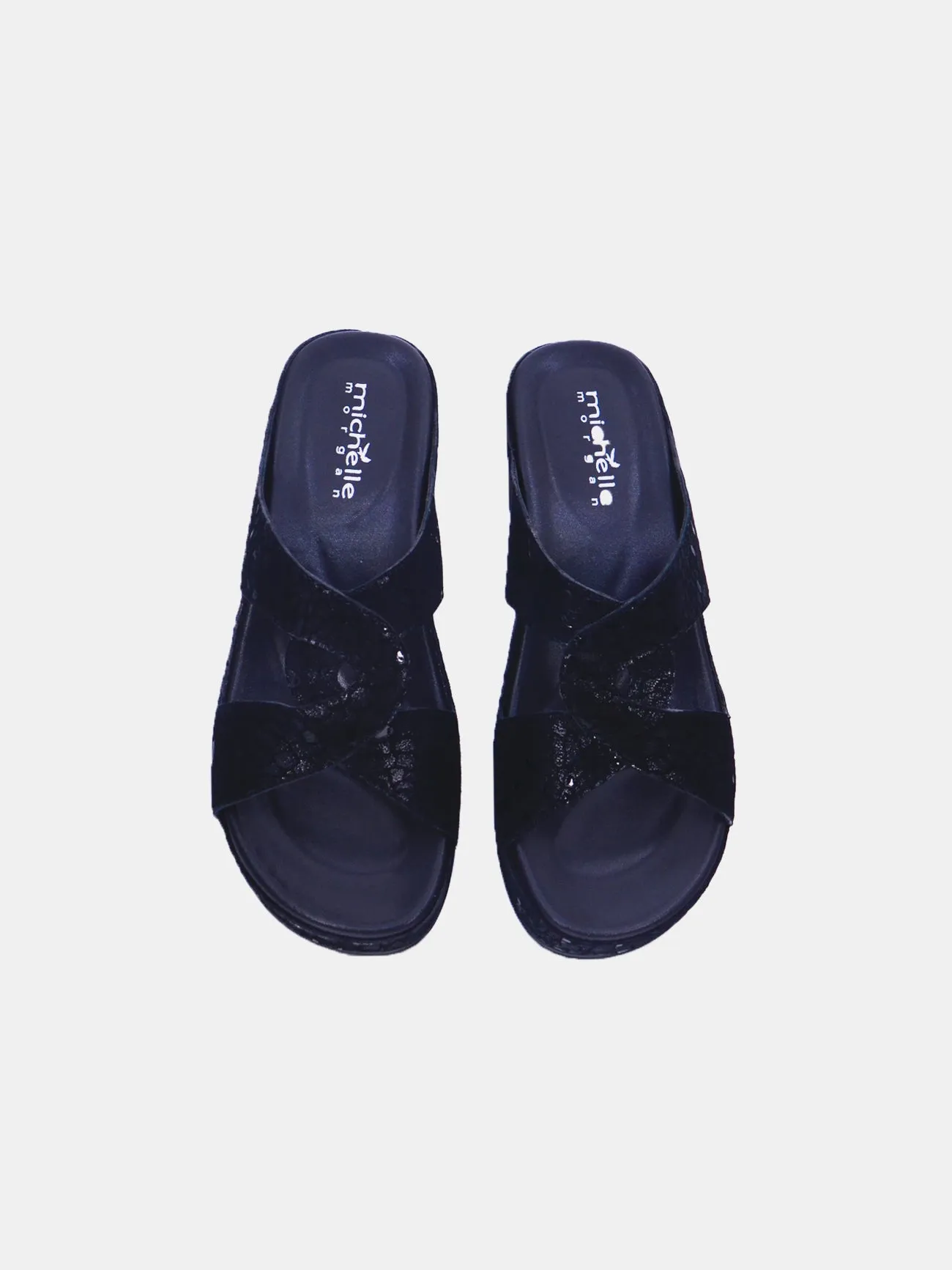 Michelle Morgan 2407-3 Women's Wedge Sandals