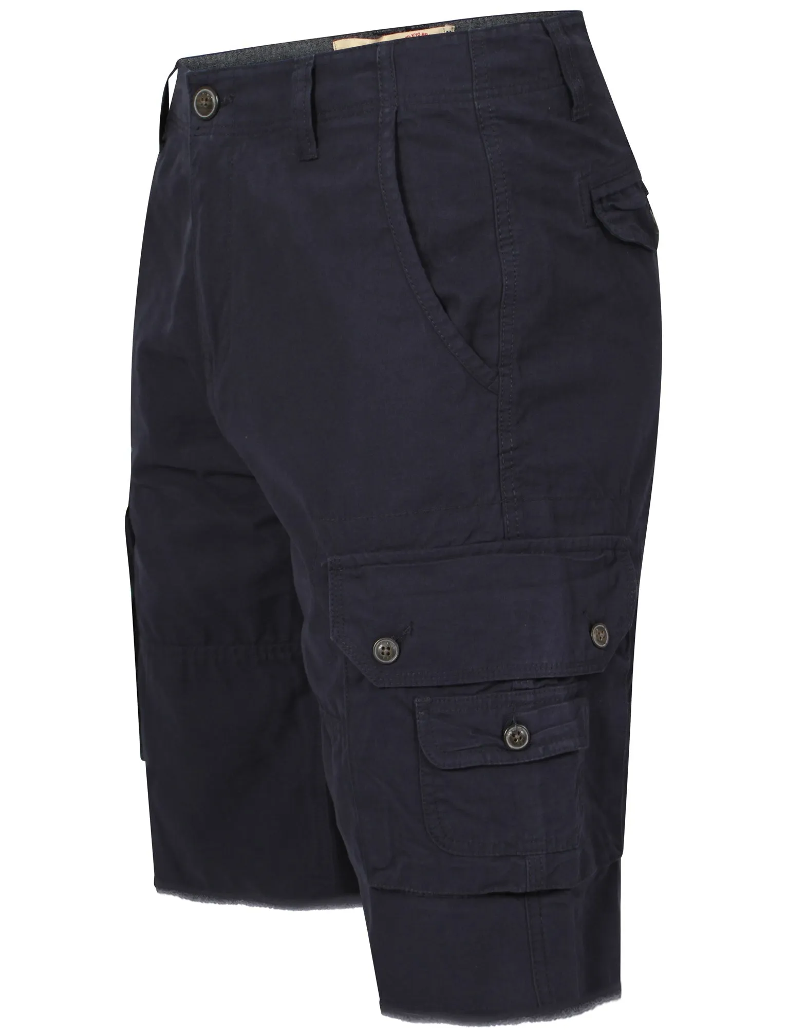 Patterson Cotton Cargo Shorts in Blue - Tokyo Laundry