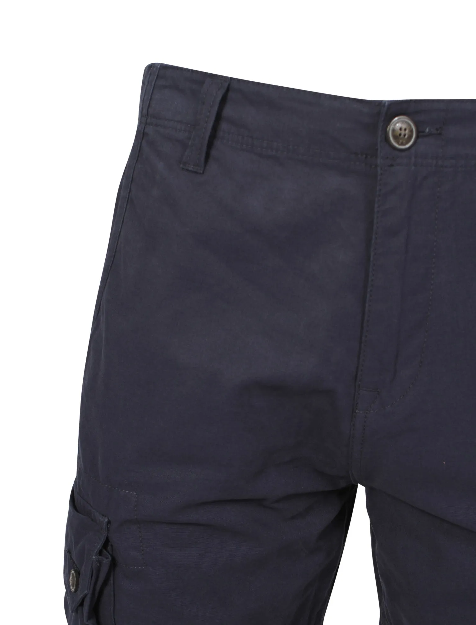Patterson Cotton Cargo Shorts in Blue - Tokyo Laundry