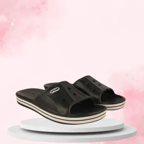 Richale Black Slider For Men