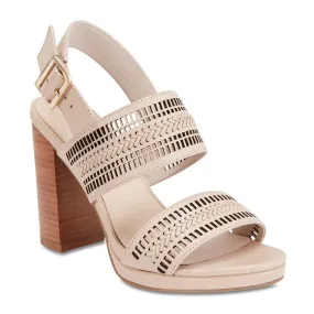 Scorpio Heel in Nude Leather
