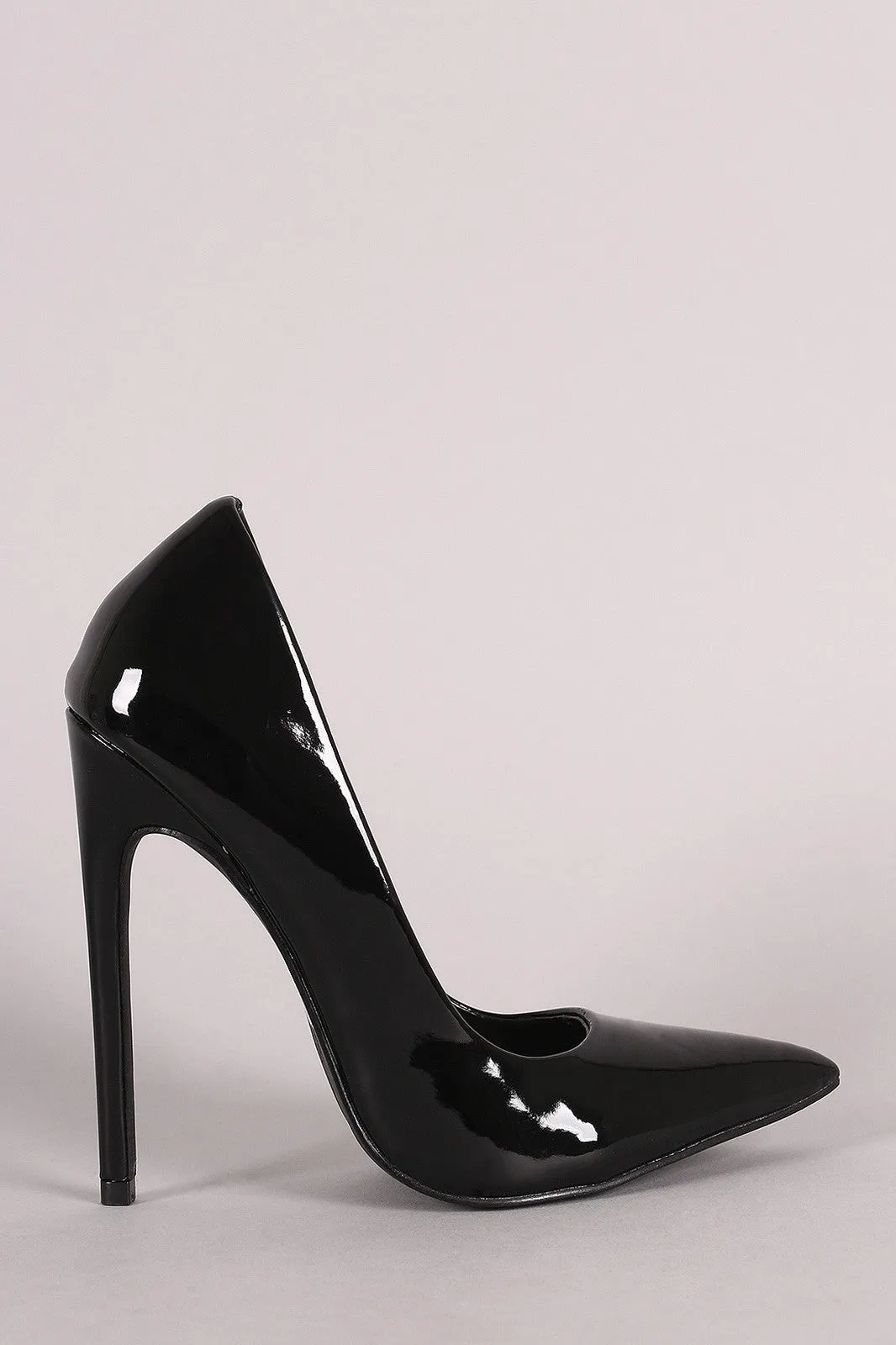 Shoe Republic LA Glossy Pointy Toe Stiletto Pump