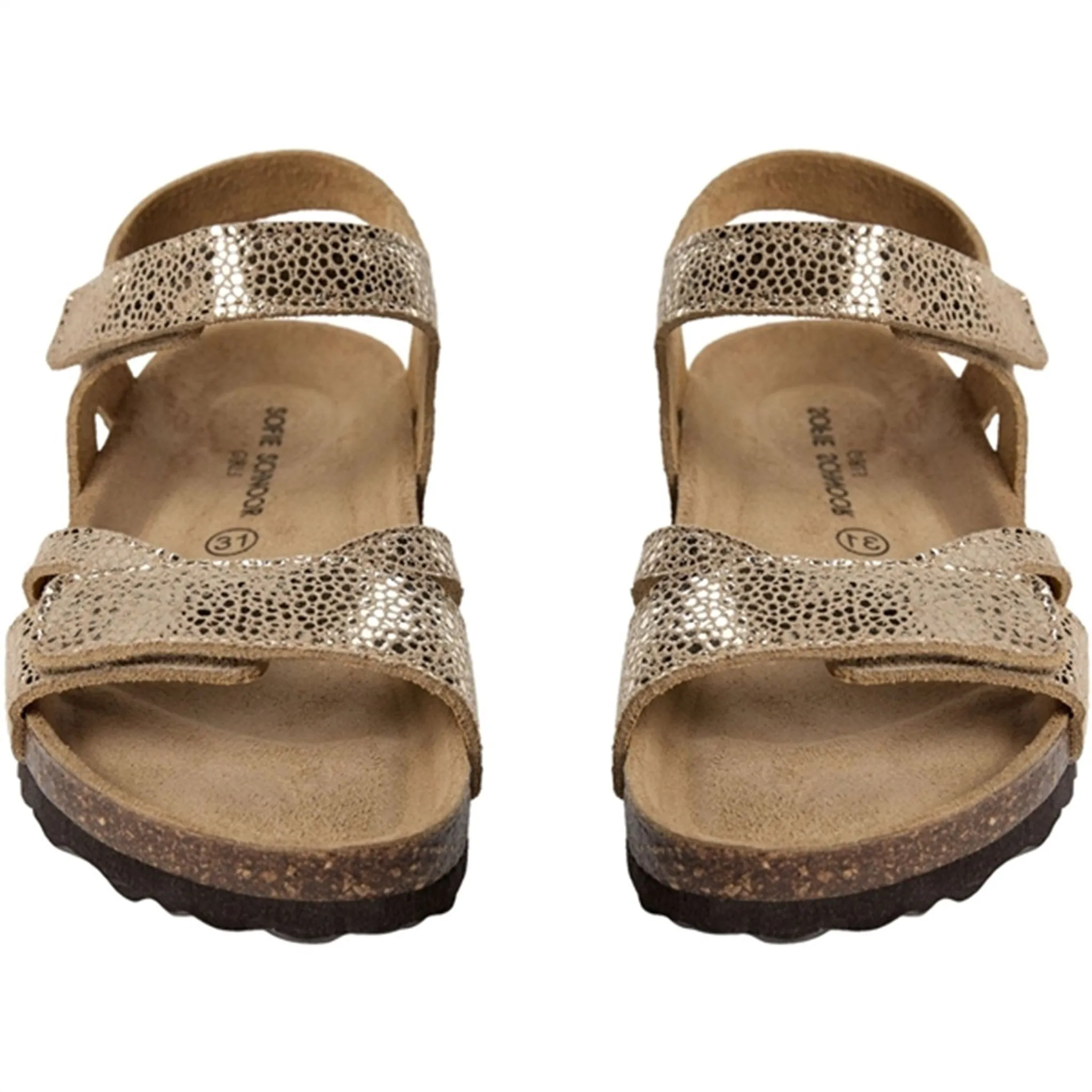 Sofie Schnoor Beige With Gold Sandals
