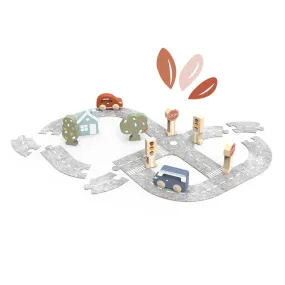 Speedy Monkey Car Track Puzzle