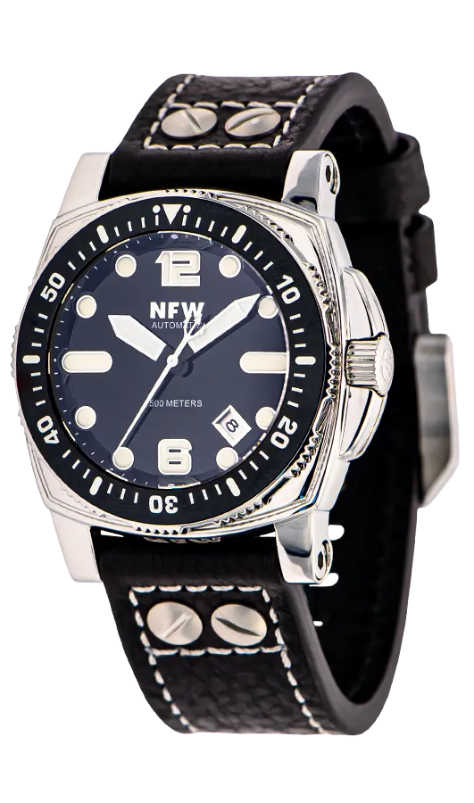 The New Shumate Diver 15720 - Polished Steel