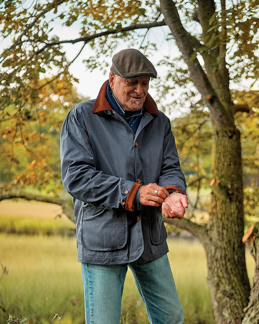 Touring Cap in Moss Moleskin