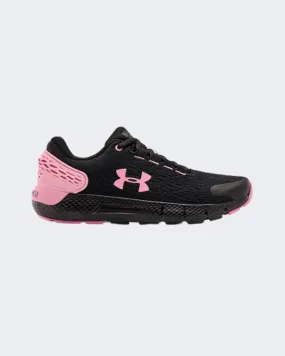 Under Armour Charged Rogue 2 Kids Running Shoes Black/Pink