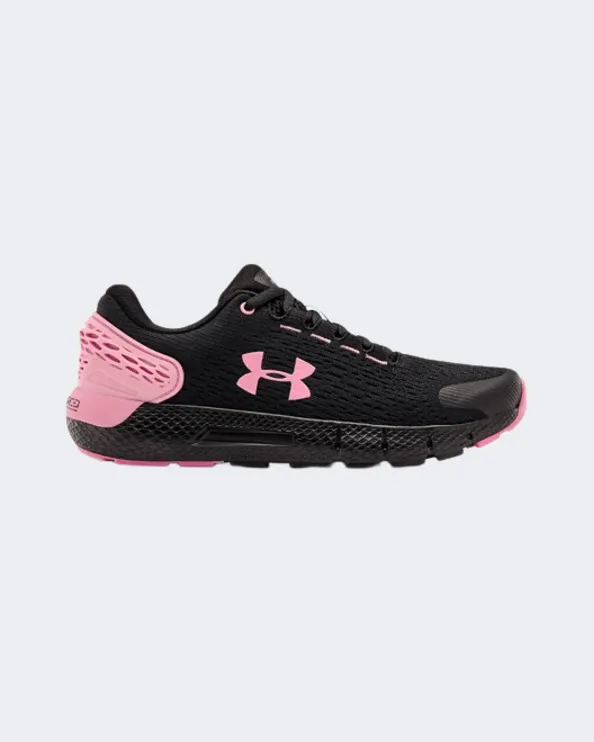 Under Armour Charged Rogue 2 Kids Running Shoes Black/Pink