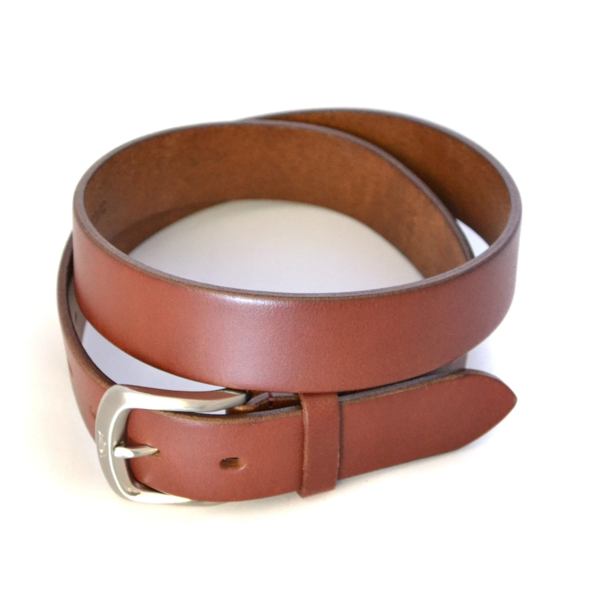 WARD - Mens Brown Tan Leather Belt